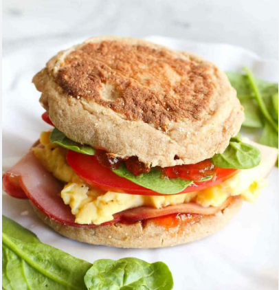 Peach Berry Jalapeño Egg Sandwich Hack