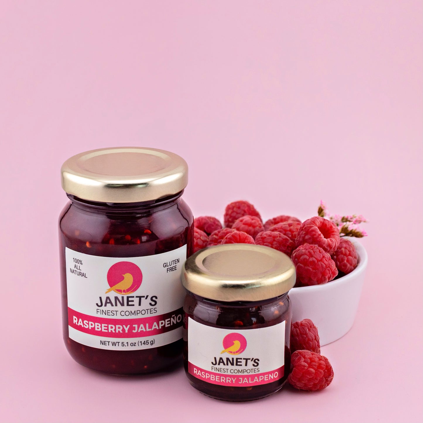 Raspberry Jalapeño Mini Jar