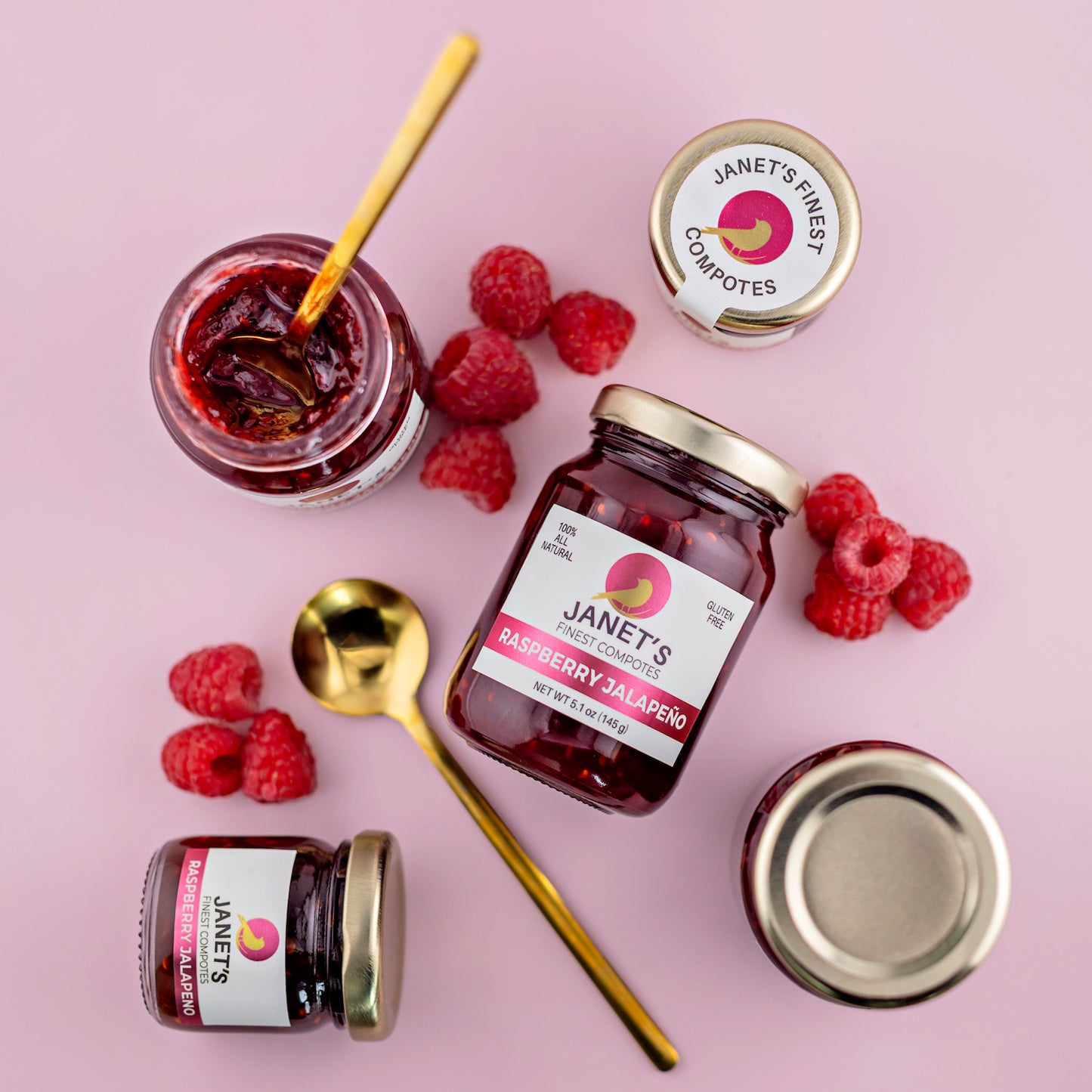 Raspberry Jalapeño Mini Jar