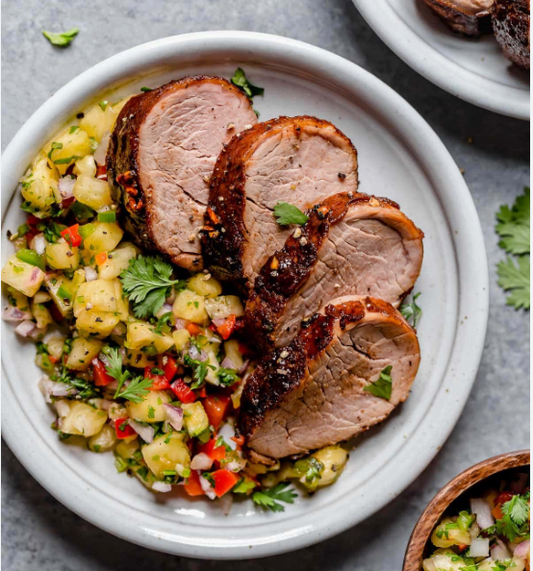 Savory Glazed Pork Tenderloin