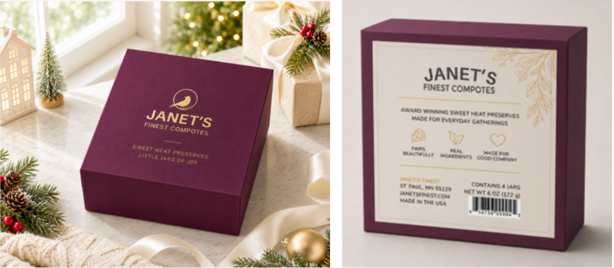 Mini Compote Sampler Gift Box